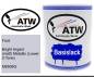 Preview: Ford, Bright Argent (matt) Metallic (Lower 2-Tone), M6506G: 1L Lackdose, von ATW Autoteile West.